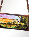 American Darling Wallet Genuine Leather Women Bag Western Handbag Purse