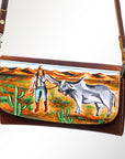 American Darling Wallet Genuine Leather Women Bag Western Handbag Purse