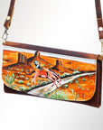 American Darling Wallet Genuine Leather Women Bag Western Handbag Purse
