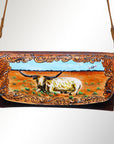 American Darling Wallet Genuine Leather Women Bag Western Handbag Purse