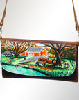 American Darling Wallet Genuine Leather Women Bag Western Handbag Purse