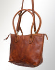 Never Mind Nmbgm116A Tote Vintage Handmade Genuine Cowhide Leather Women Bag Western Handbag Purse