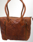 Never Mind Nmbgm116A Tote Vintage Handmade Genuine Cowhide Leather Women Bag Western Handbag Purse