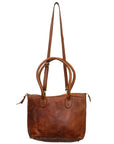 Never Mind Nmbgm116A Tote Vintage Handmade Genuine Cowhide Leather Women Bag Western Handbag Purse