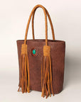 American Darling ADBGZ497A Tote Genuine Leather Women Bag Western Handbag Purse