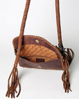 American Darling Wallet Hand Tooled Genuine Leather Women Bag Western Handbag Purse