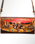 American Darling Wallet Genuine Leather Women Bag Western Handbag Purse