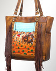 American Darling ADBGM166R35 Tote Genuine Leather women bag western handbag purse