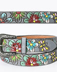American Darling ADBLF127-L Beautifully Hand Tooled Genuine American Leather Belt Men and Women