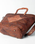 American Darling ADBGZ517 Tote Hand Tooled Genuine Leather Women Bag Western Handbag Purse