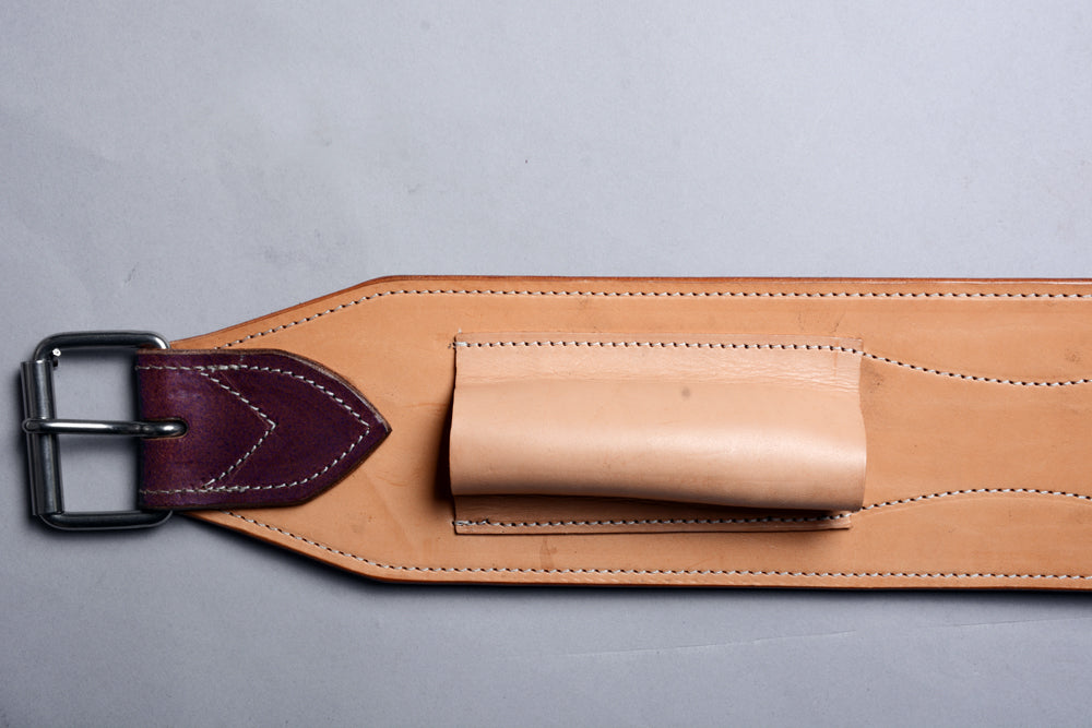 Hilason Western Flank Cinch With Connector Strap Stainless Steel Fitting