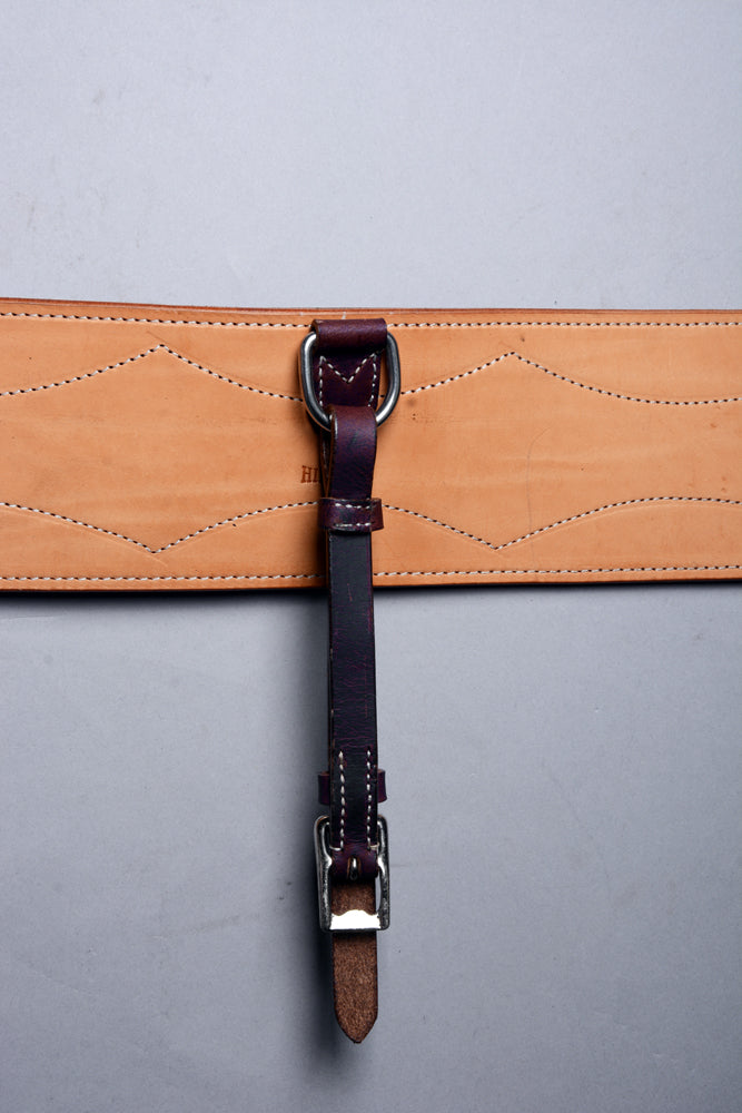Hilason Western Flank Cinch With Connector Strap Stainless Steel Fitting