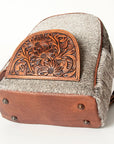 American Darling Hand Tooled Hair On Genuine Leather Women Bag Western Handbag Purse