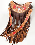 American Darling ADBG523A Hobo Hand Tooled Genuine Leather Women Bag Western Handbag Purse
