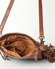 American Darling Hand Tooled Genuine Leather Women Bag Western Handbag Purse