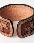 American Darling ADBRF156 Hand tooled carved Genuine Leather Bracelet women