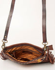American Darling ADBGA156A Small Crossbody Hand Tooled Genuine Leather women bag western handbag purse