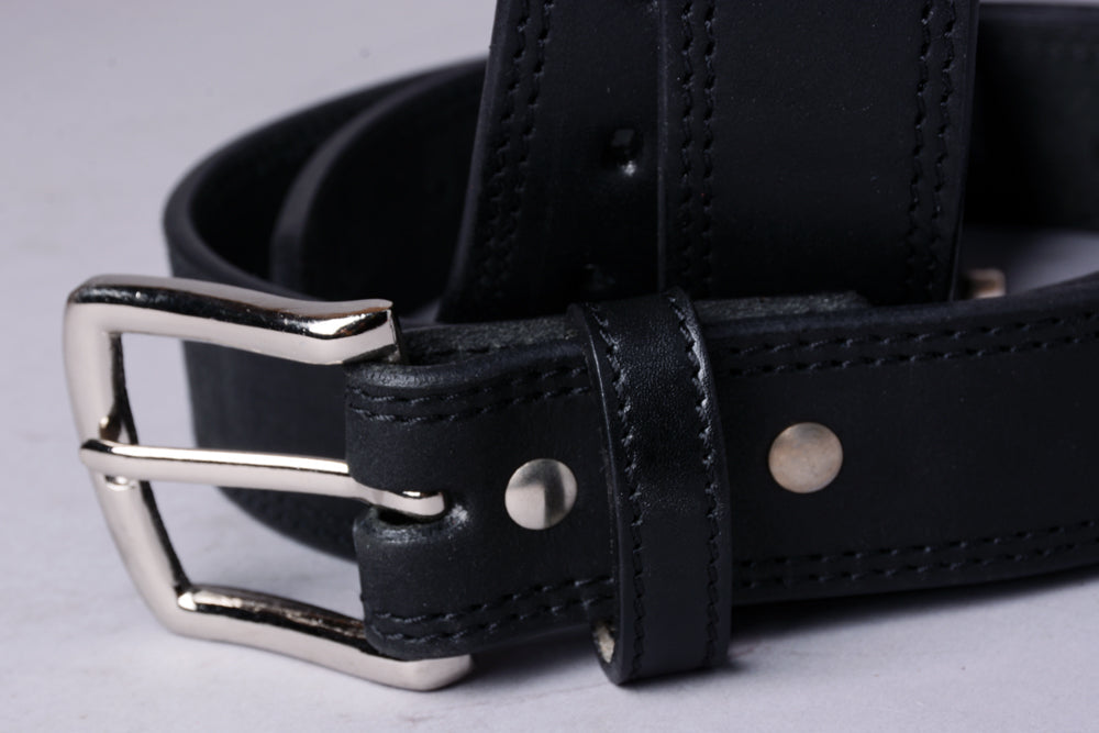 HILASON Western Genuine Leather Belt for Men Women Cowboy Cowgirl Handmade Unisex Full Grain Heavy Duty Tooled Belt for Jeans