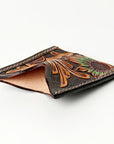 American Darling ADCCF108 Card-Holder Hand Tooled Genuine Leather Women Bag Western Handbag Purse