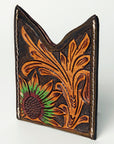 American Darling ADCCF108 Card-Holder Hand Tooled Genuine Leather Women Bag Western Handbag Purse
