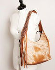 American Darling ADBGA216 Hobo Hair-On Genuine Leather Women Bag Western Handbag Purse