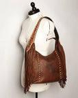 American Darling ADBGA217 Hobo Genuine Leather Women Bag Western Handbag Purse