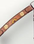 AMERICAN DARLING Western Horse Headstall Breast Collar Set American Leather