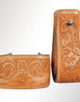 Horse Western Saddle Stirrup Leather Floral Stirrups Pair Hilason