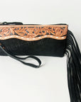 American Darling Wristlet Genuine Leather Women Bag W. Handbag Purse –