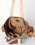 American Darling Tote Saddle Blanket Genuine Leather Women Bag Western Handbag Purse