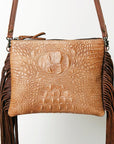 American Darling GIBGX275 Crocodile Embossed Genuine Leather Women Bag Western Handbag Purse