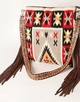 American Darling Large Crossbody Saddle Blanket Genuine Leather women bag western handbag purse