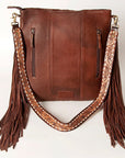 American Darling Large Crossbody Saddle Blanket Genuine Leather women bag western handbag purse