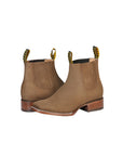El General Square Toe Ankle Boot - Nobuck Brown 126198