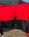 Hilason 600D Winter Waterproof Miniature Horse Turnout Blanket Red