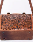 American Darling ADBGK108 Tote Hand Tooled Genuine Leather Women Bag Western Handbag Purse