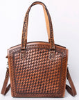 American Darling ADBGK108 Tote Hand Tooled Genuine Leather Women Bag Western Handbag Purse