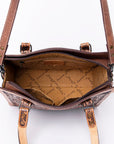 American Darling ADBGK108 Tote Hand Tooled Genuine Leather Women Bag Western Handbag Purse
