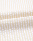 Stripe Contrast Seersucker T-Shirt Dress