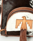 American Darling Hair On Genuine Leather Women Bag Western Handbag Purse