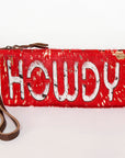 American Darling Wristlet Hair on Genuine Leather Western Women Bag | Handbag Purse | Women Wristlet | Wristlet Wristlet | Travel Wristlet | Leather Wristlet | Clutch Wristlet