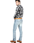 El Norteño Light Blue Skinny Stretch Pants 126632