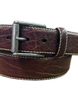 John Deere Mens Surface 38Mm Interest Brown Leather Belt