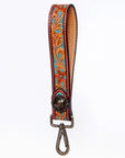 American Darling Hand Tooled Genuine Leather Handle Strap for Wristlet Bag Phone Wrist Keychain Wallet Purse Clutch Cellphone
