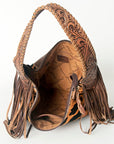 American Darling Hobo Hair On Genuine Leather women bag western handbag purse