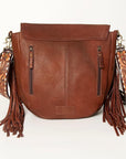 American Darling ADBGA163A Cross Body Hand Tooled Genuine Leather women bag western handbag purse