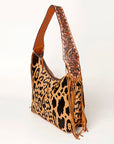 American Darling ADBGA224 Hobo Hand Tooled Hair-On Genuine Leather Women Bag Western Handbag Purse