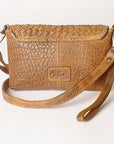 Never Mind Nmbgz104C Small Crossbody Vintage Handmade Genuine Cowhide Leather Women Bag Western Handbag Purse