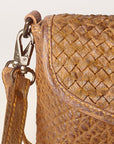 Never Mind Nmbgz104C Small Crossbody Vintage Handmade Genuine Cowhide Leather Women Bag Western Handbag Purse