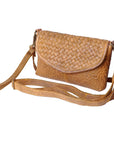 Never Mind Nmbgz104C Small Crossbody Vintage Handmade Genuine Cowhide Leather Women Bag Western Handbag Purse